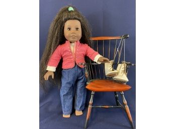 Addy, American Girl Doll Is Thinking About Going Skating