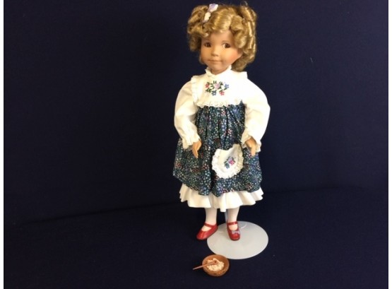 NEW Goldilocks Doll. Porcelain. Designed By Edwin Knowles. Produced By Ashton Drake