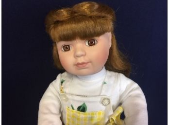 Porcelain Toddler Doll- Nicki. Designed And Made For Reader's Digest. Limited Edition