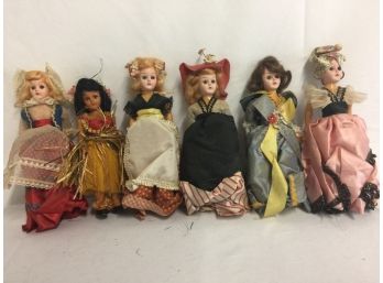 Vintage International Dolls - Lot Of 12