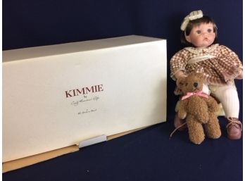 Danbury Mint KIMMIE 15' Porcelain Doll By Cindy Marchner Rolfe