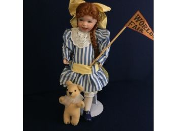 Louisa From The World's Fair Is A Porcelain Doll From Ashton Drake Collections
