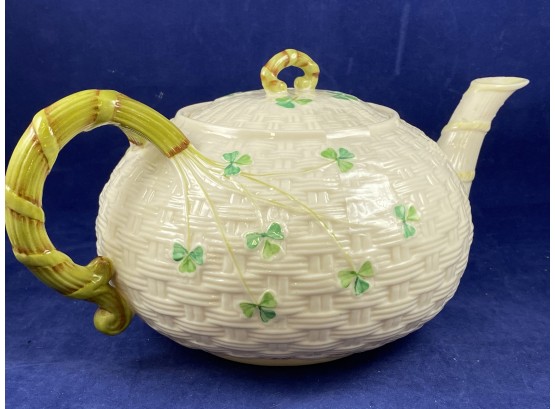 Irish Belleek China  Tea Pot -