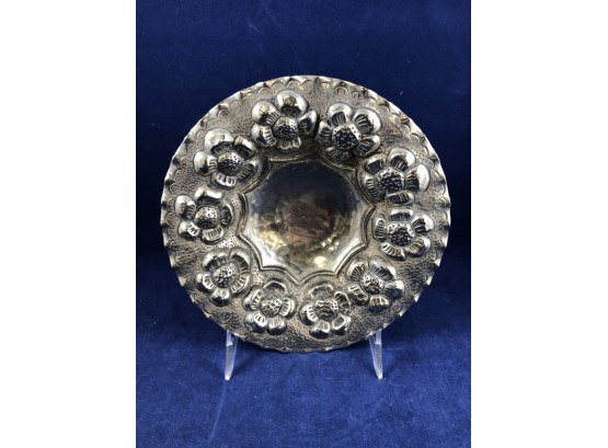 Vintage Hand Hammered Footed Bowl BOLIVIANO