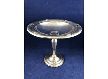Sterling Silver, Footed Compote Dish, Spring Glory, International Silver, 1942