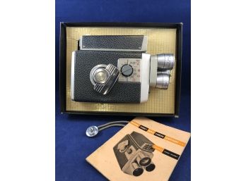 Vintage, Brownie Turret Movie Camera 1.9, 8mm, In Box