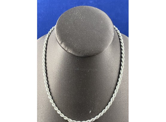 Sterling Silver Twisted Chain 16'