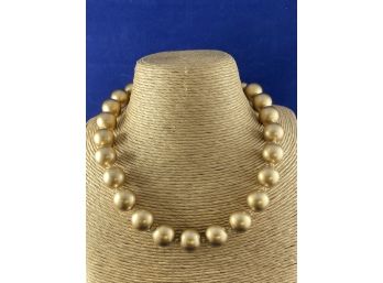 Carolee Gold Pearl Necklace