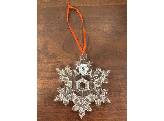 Waterford 4' Crystal Snowflake Christmas Ornament