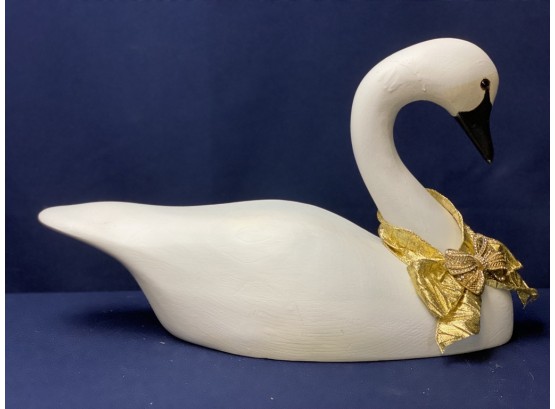 Newly Restored Christmas Swan, Signed