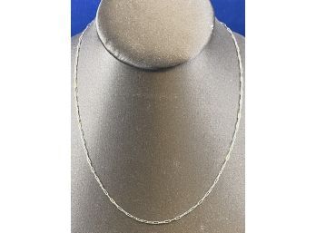 Sterling Silver Chain, Very Light And Delicate 17'