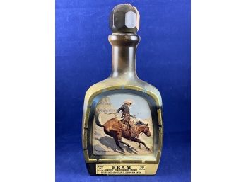 Jim Beam KY Bourbon Whiskey Bottle Frederick Remington