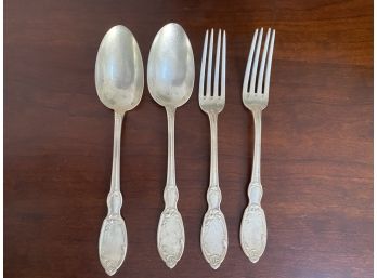Antique French Silver 950 Flatware, 4 Pieces