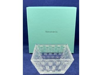 Tiffany & Co. Crystal Basket-Weave Bowl #2