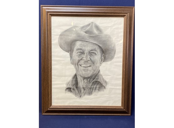 Reagan Country Lithograph By Gary Giuffre, 1981
