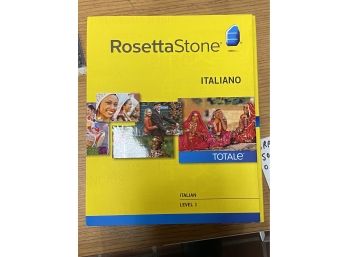 Rosetta Stone, Italian Level 1 - New In Box Unopened