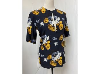Theory Floral Blouse Size P
