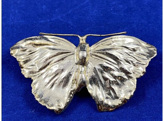 Butterfly Dipped In 24K Gold, Pin