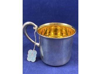 Sterling Silver Baby Cup, Saart Silversmiths, New With Tag