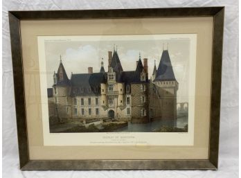 #1 Chateau De Maintenon Framed French Print By Victor Petit