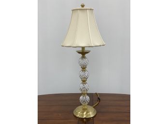 #1 Waterford Crystal Lamp And Lamp Shade
