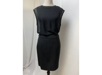 Armani Black Pin Stripe Skirt Size 4
