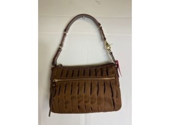 MZ Wallace NYNY Pleated Brown Bag