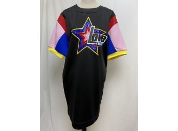 Love Moschino Sequin Star Embroidery Dress Size 6