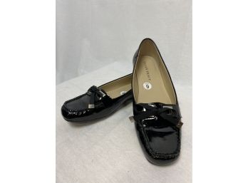 Ellen Tracy 'wanda' Black Patent Leather Shoe Size 9
