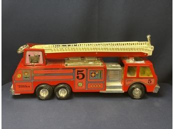 Vintage Tonka Water Cannon Fire Truck #5 Working Ladder
