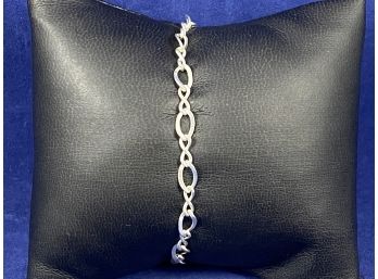 Sterling Silver Chain Link Bracelet, 7.5 Inches