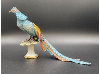 Kings Capodimonte Italian Porcelain Bird, Antique, Pheasant?