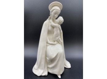Vintage Hummel Goebel Madonna And Child, White China Figurine HM 112