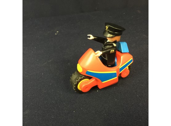 Playmobil Police Scooter With Policeperson Driver