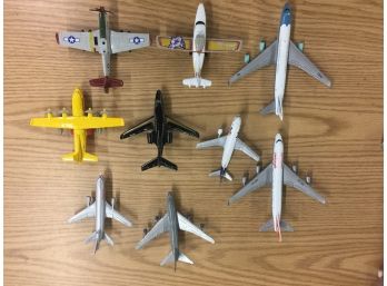 Model Airplanes - Set Of Nine