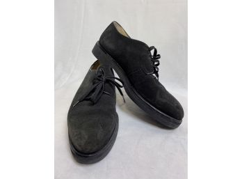 Georgio Armani Men's Black Suede Shoes Size 8
