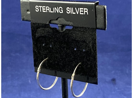 Sterling Silver Hoops