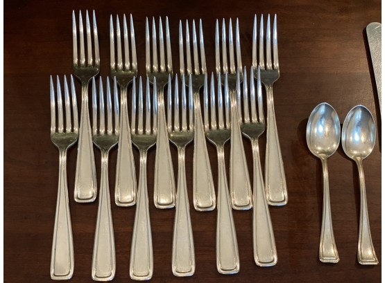 American Silver Co, Triple  Plated Flatware, Hard To Find, 21 Pieces