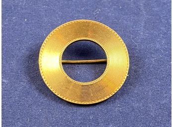 Eckfedt & Ackley 14KT Gold Pin Brooch