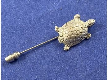 Sterling Silver Turtle Stick Pin