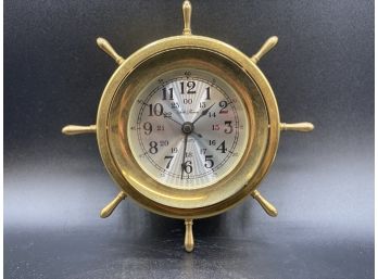 Seth Thomas Nautical Clock Helmsman-quartzmatic