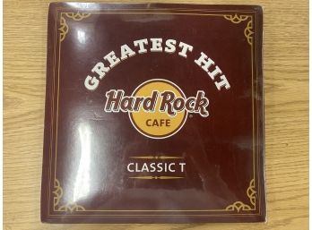 Hard Rock Cafe, New York Greatest Hit T-shirt, Sealed Like A Record Album