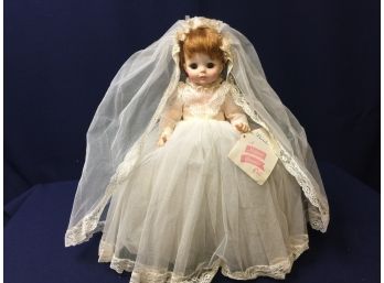 Porcelain Collector Bride Doll By Madame Alexander