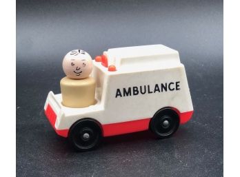 Vintage Little People Ambulance Fisher Price