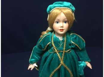 Porcelain Collector Doll By Danbury Mint. Doll Is Rapunzel.