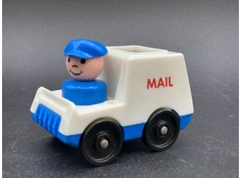 Vintage Little People Mail Man Fisher Price