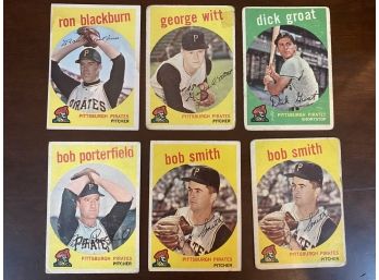 1959 Topps Pittsburg Pirate Baseball Cards