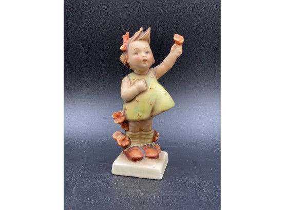 Goebel Hummel Figurine, Spring Cheer, 1950- 1955