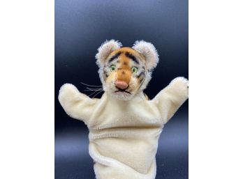 Steiff Puppet - Tiger Hand Puppet - Mr Rogers Daniel Striped Tiger