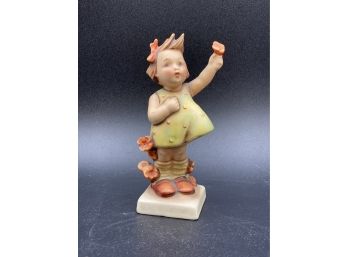 Goebel Hummel Figurine, Spring Cheer, 1950- 1955